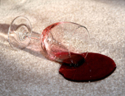wine spill